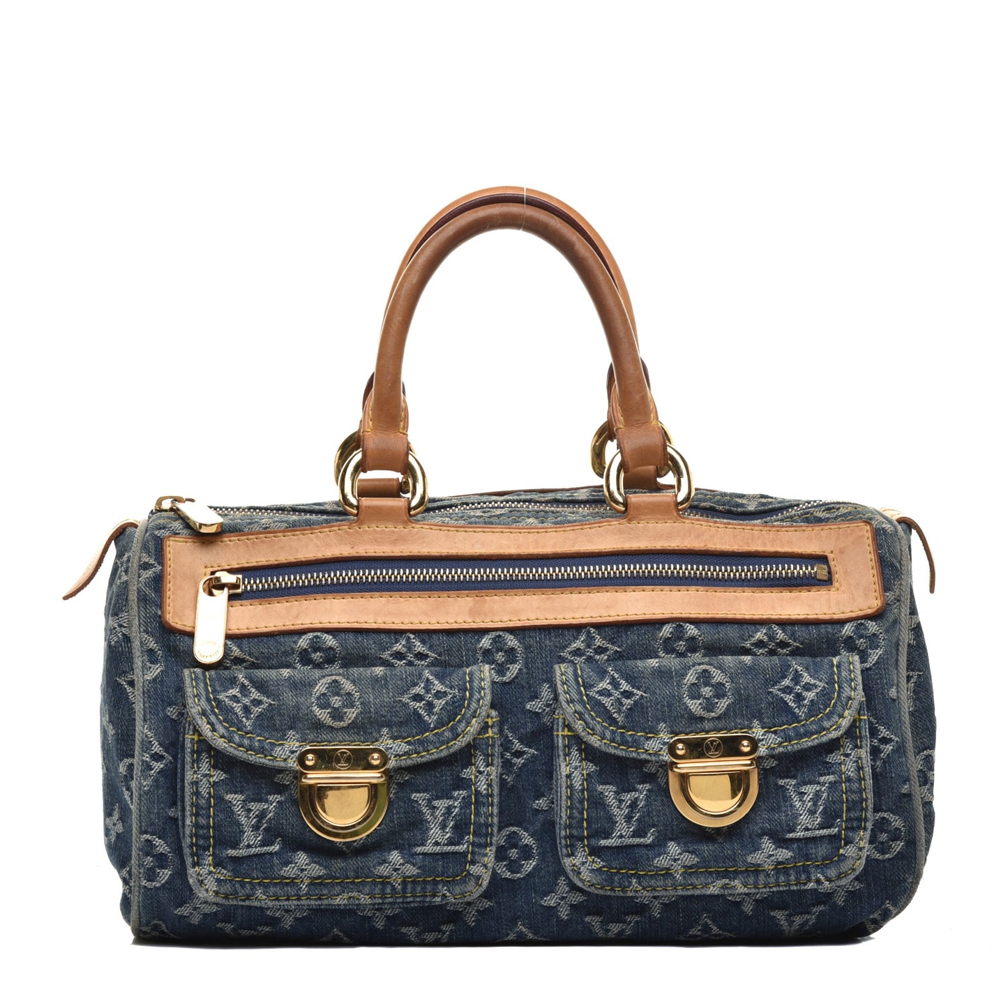 Monogram Denim Neo Speedy Blue