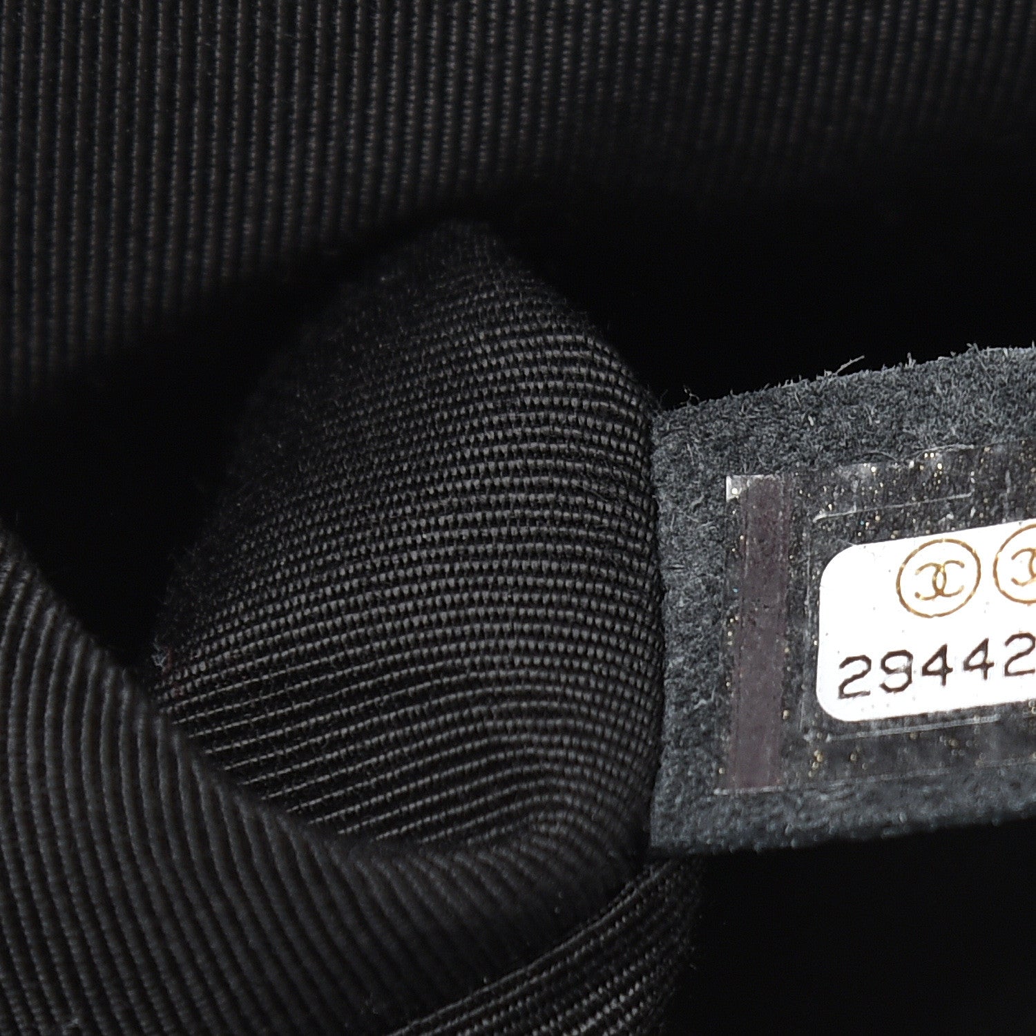 Chanel Caviar Chevron Quilted Medium Boy Flap Black 7 of 11