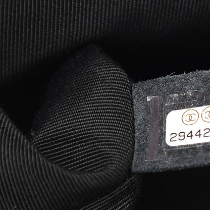 Chanel Caviar Chevron Quilted Medium Boy Flap Black 7 of 11