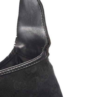 Gucci Monogram Small Jackie O Hobo Black 9 of 17