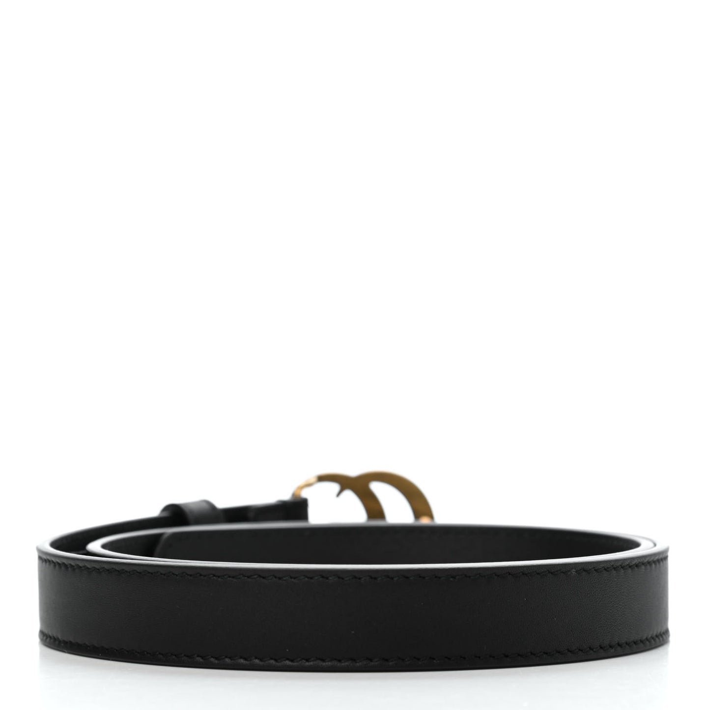 Calfskin Double G 20mm Belt 70 28 Black