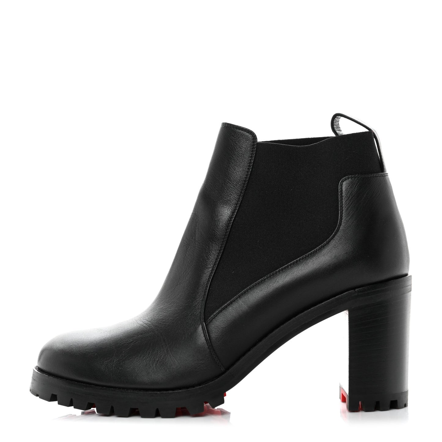 Calfskin Marchacroche 70 Chelsea Boots 37.5 Black