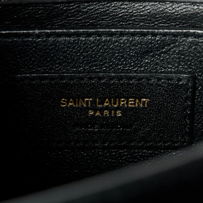 Saint Laurent Calfskin Medium Monogram Sunset Black 6 of 12