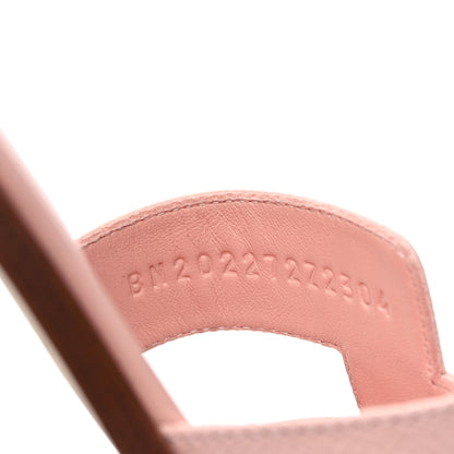 Hermes Epsom Oran Sandals 39 Rose Pale 8 of 8