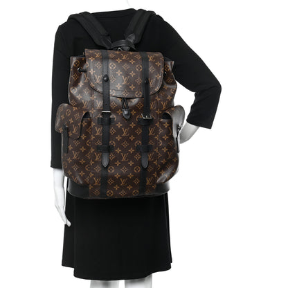 Louis Vuitton Monogram Macassar Christopher PM Backpack 2 of 13