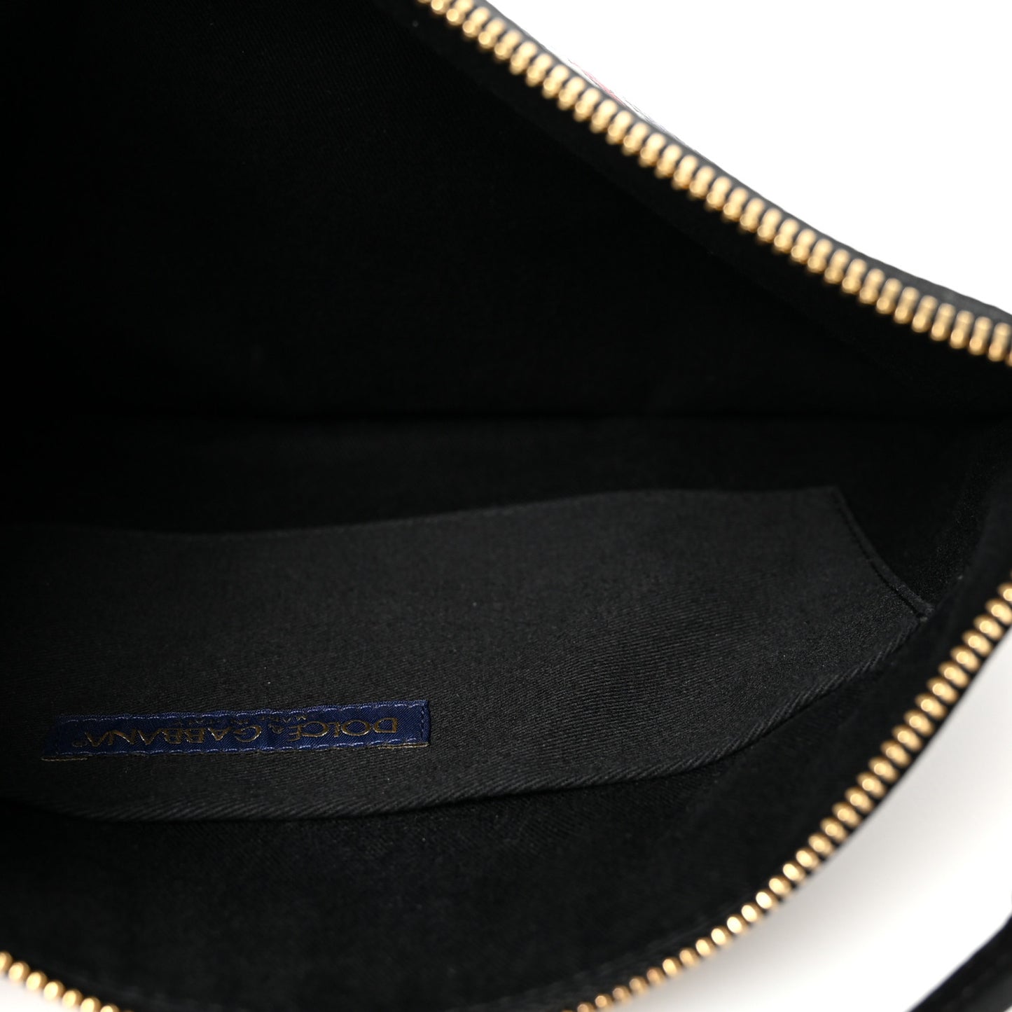 Calfskin DG Loves London Crossbody Black