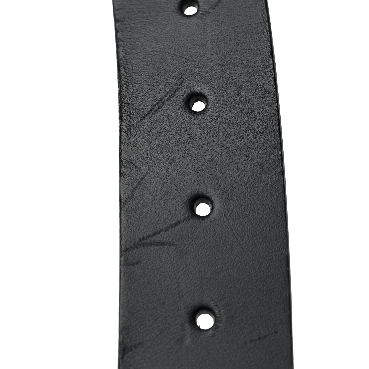 Gucci Selleria Calfskin Mens Interlocking G 37mm Belt 105 42 Black 5 of 6