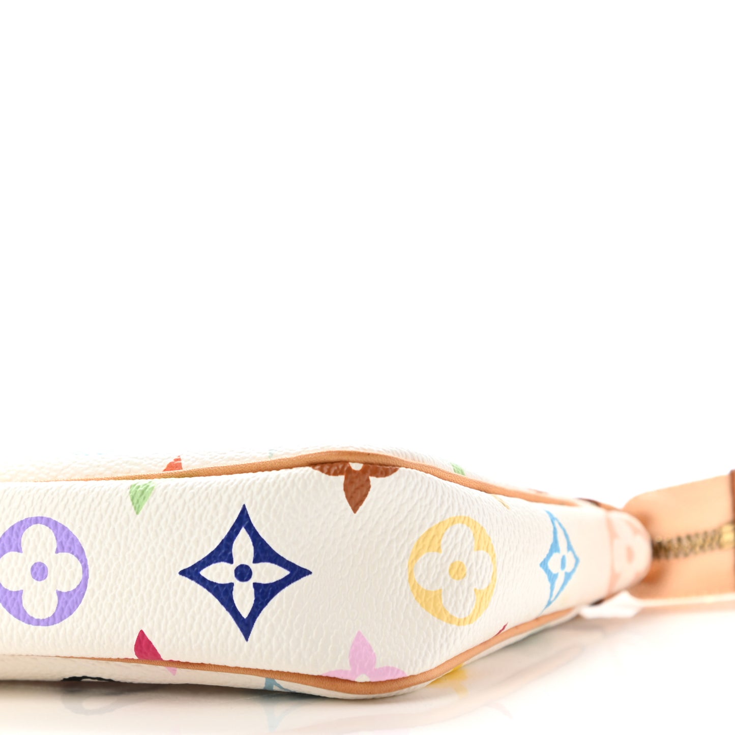 Monogram Multicolor Pochette Accessories White