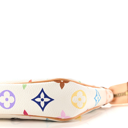 Louis Vuitton Monogram Multicolor Pochette Accessories White 8 of 13