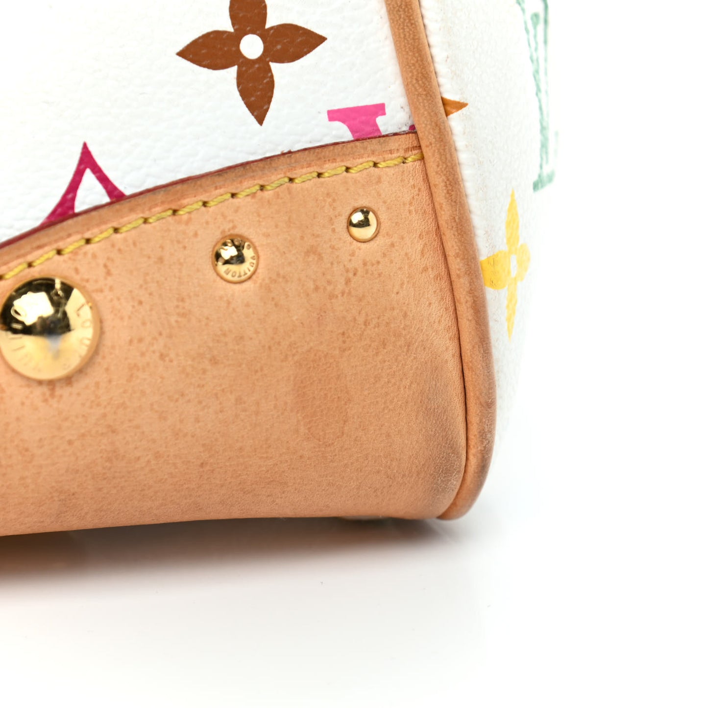 Monogram Multicolor Beverly MM White