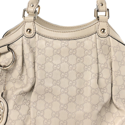 Gucci Guccissima Medium Sukey Tote Mystic White 8 of 10