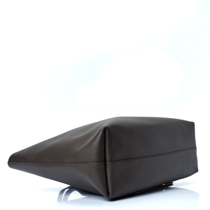Saint Laurent Calfskin Large Shopping Tote Kaki Militaire 3 of 4
