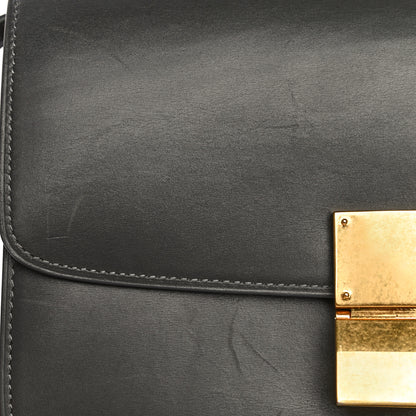 Celine Box Calfskin Medium Classic Box Flap Bag Grey 34 of 36