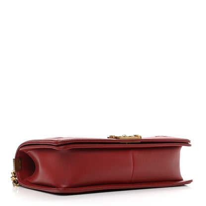 Chanel Calfskin Quilted New Medium Boy Flap Red 3 of 11
