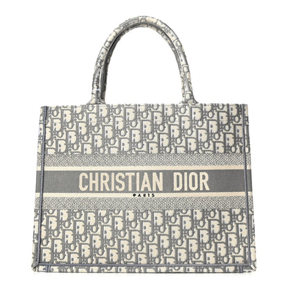 Christian Dior Oblique Medium Book Tote Grey 1 of 4