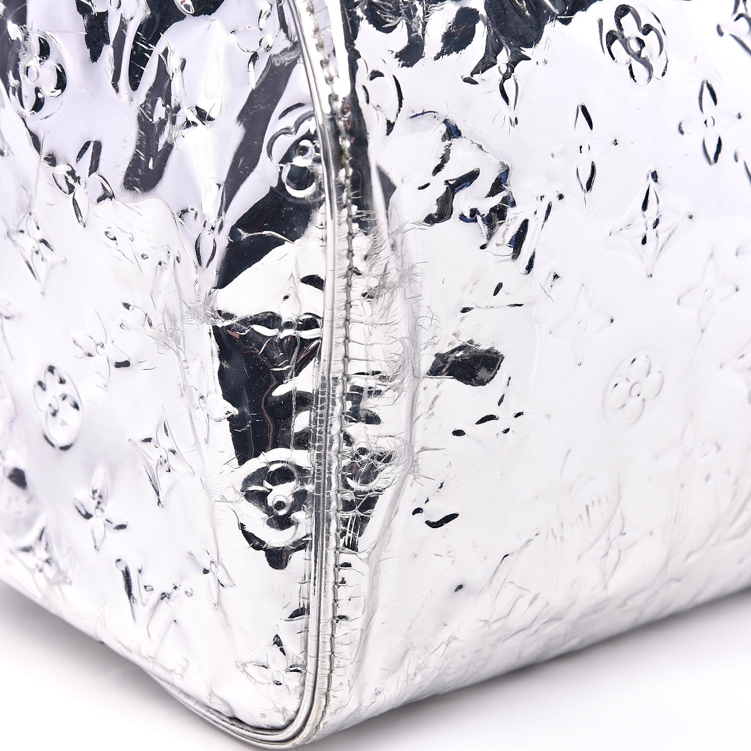 Louis Vuitton Monogram Miroir Speedy 30 Silver 15 of 18