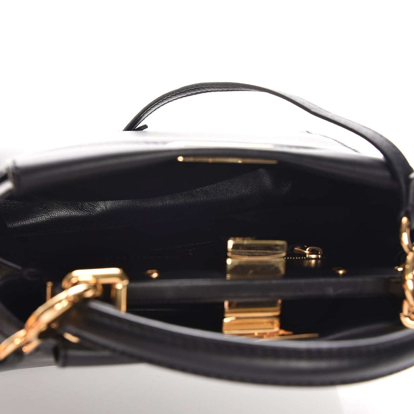 Nappa Mini Peekaboo Iconic Satchel Black