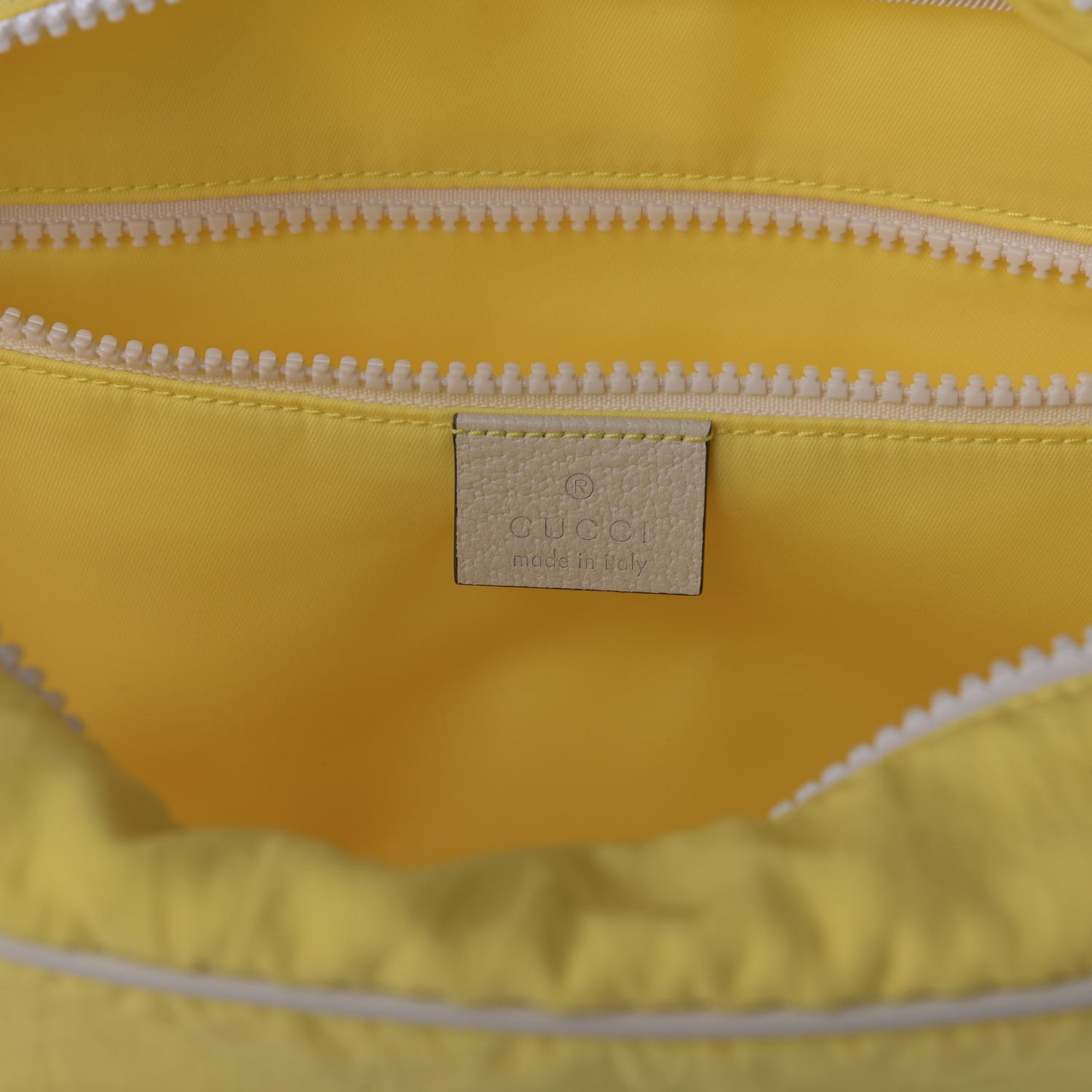 Nylon Twill Blind For Love Interlocking G Backpack Pastel Yellow Multicolor