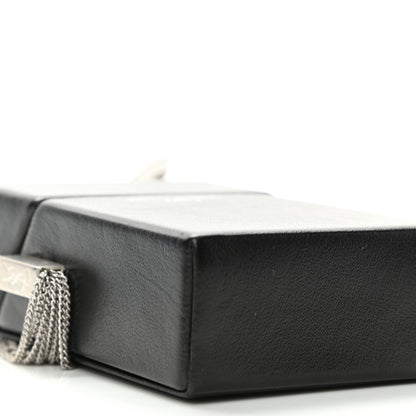 Saint Laurent Lambskin Smoking Box Crossbody Black 5 of 7