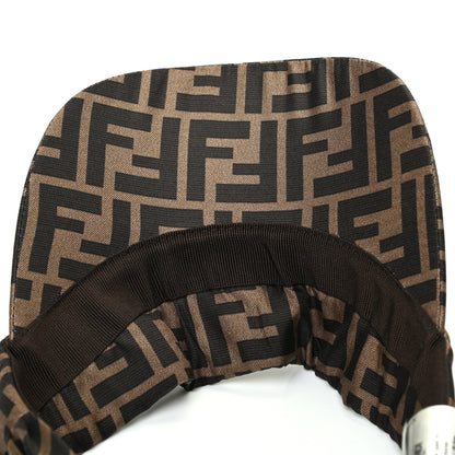Fendi Silk FF Logo Visor Tobacco 4 of 6