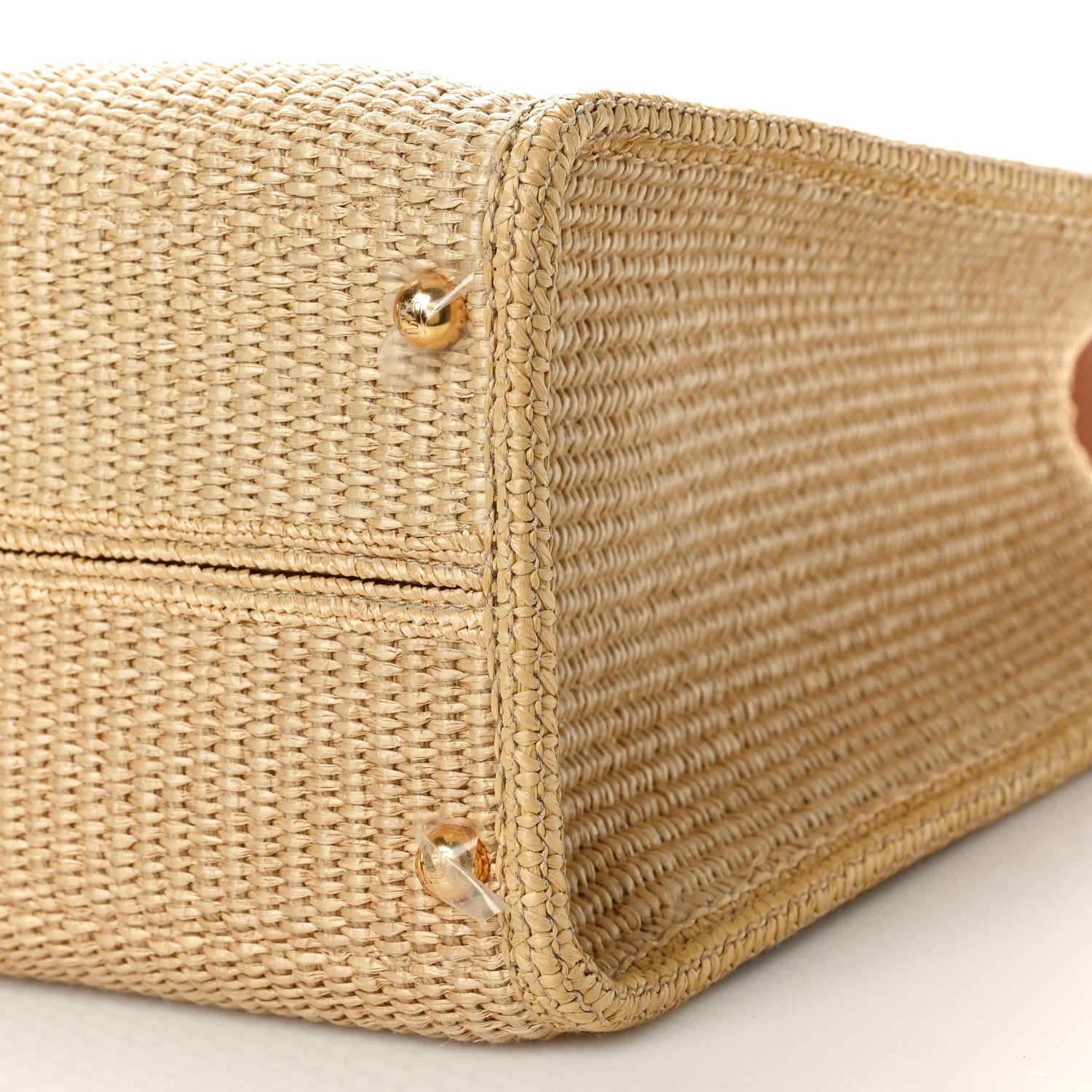 Fendi Straw Vitello King Plexiglass Woven Medium Fendi Sunshine Shopper Tote 11 of 11