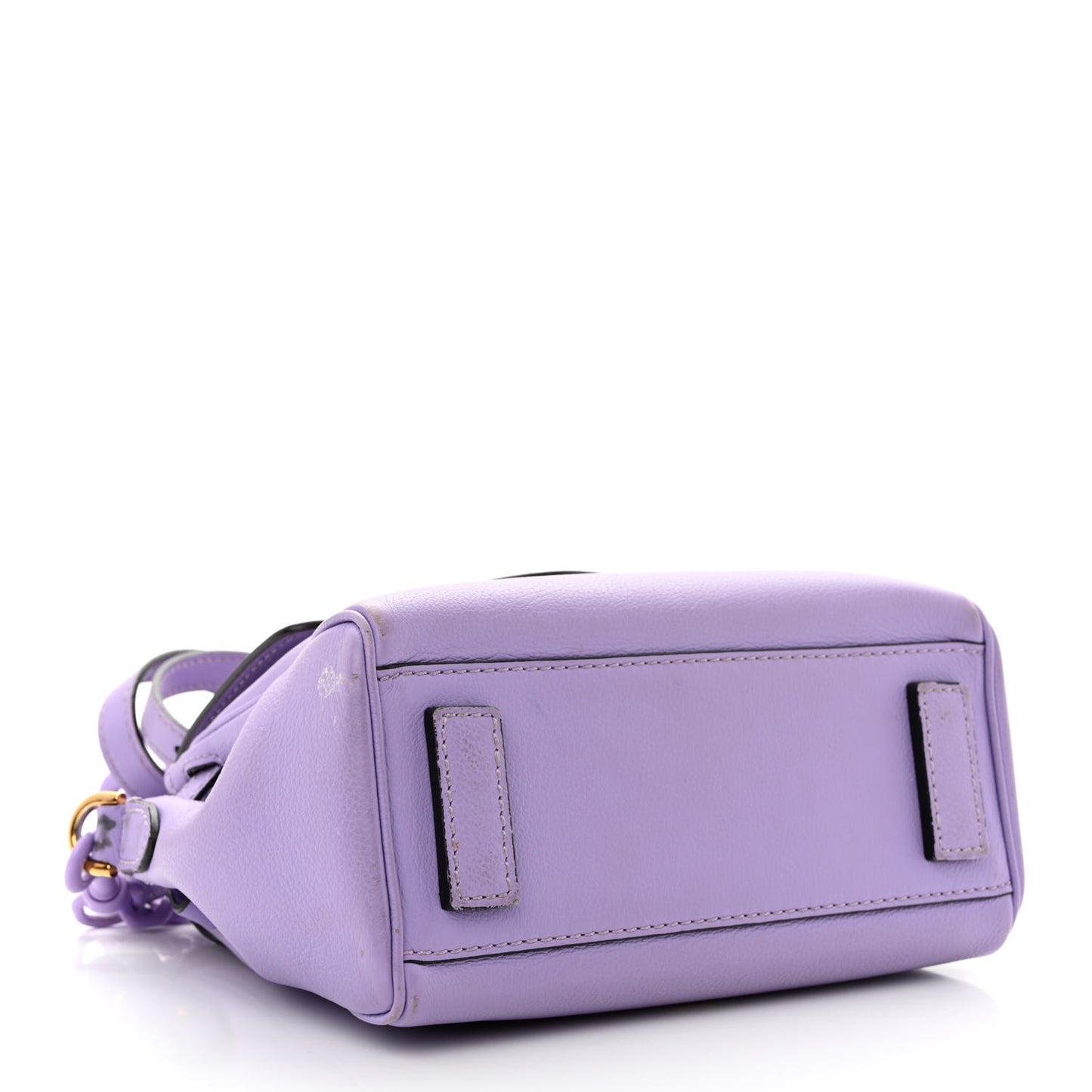 Calfskin Medusa Small Top Handle Handbag Lilac