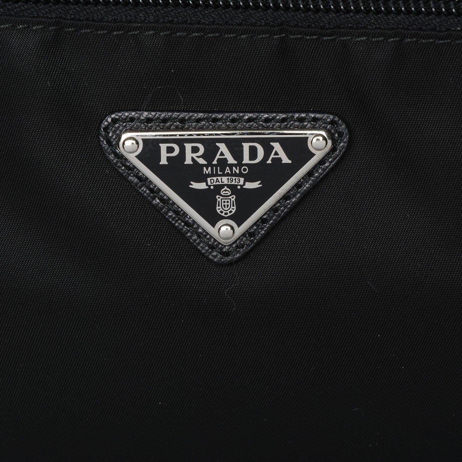 Prada Nylon Saffiano Vela Messenger Bag Nero Black 6 of 14