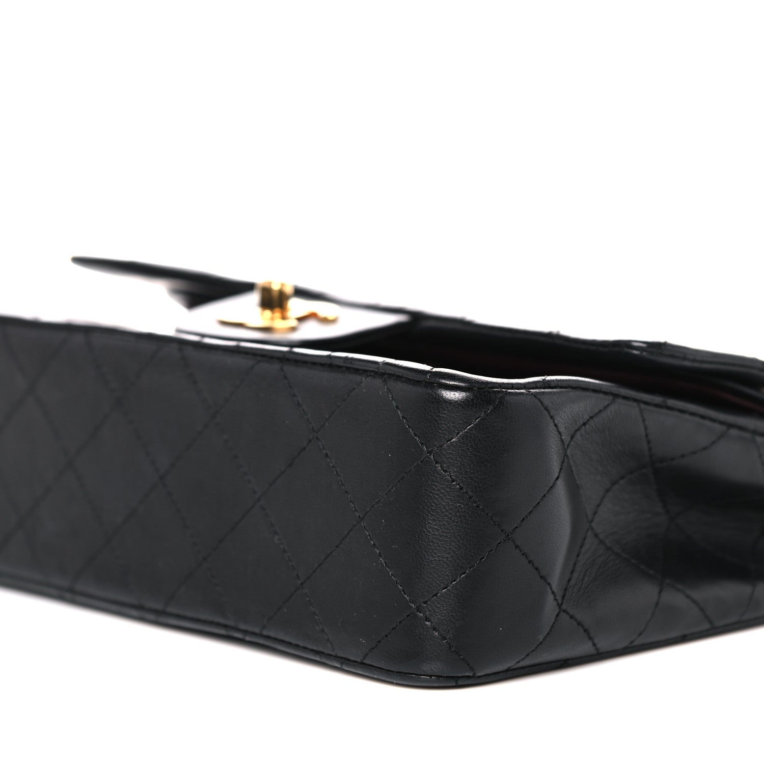 Chanel Lambskin Quilted Small Double Flap Black 6 of 18
