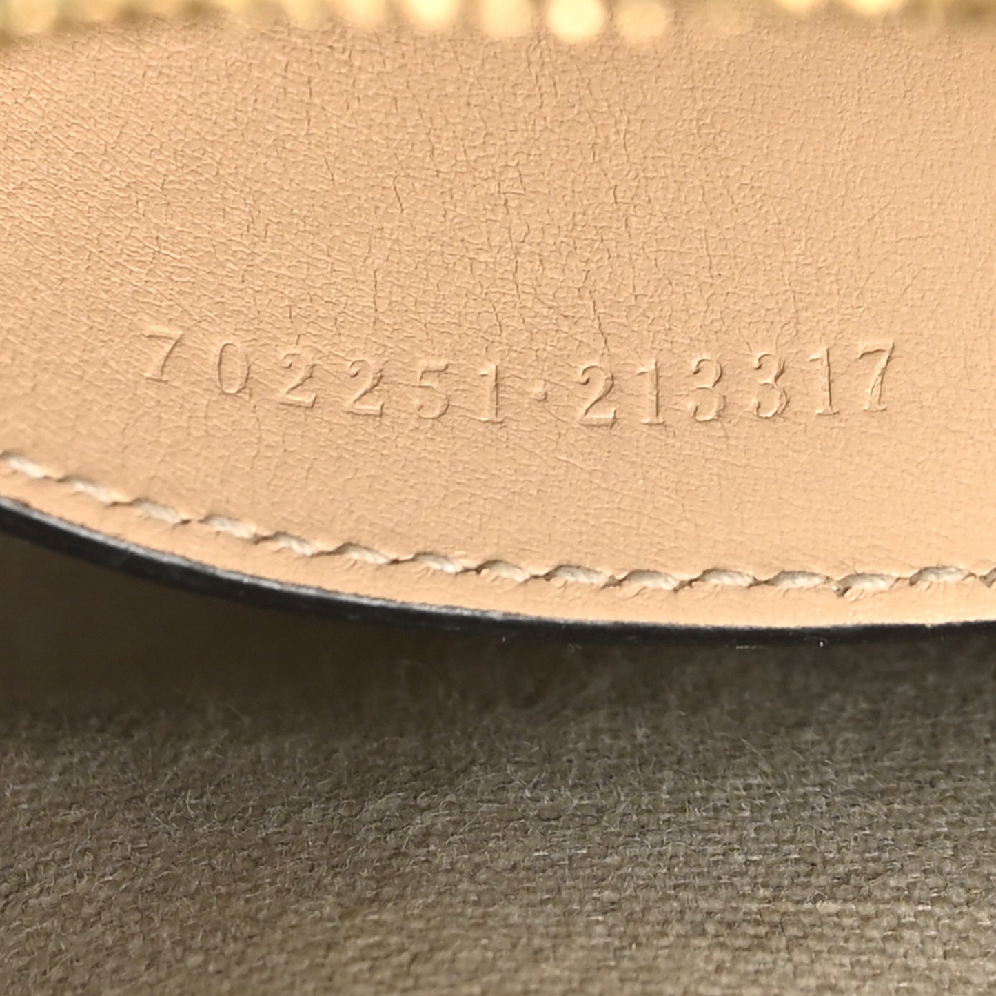 Calfskin GG Matelasse Mini Bowler Bag Naturale