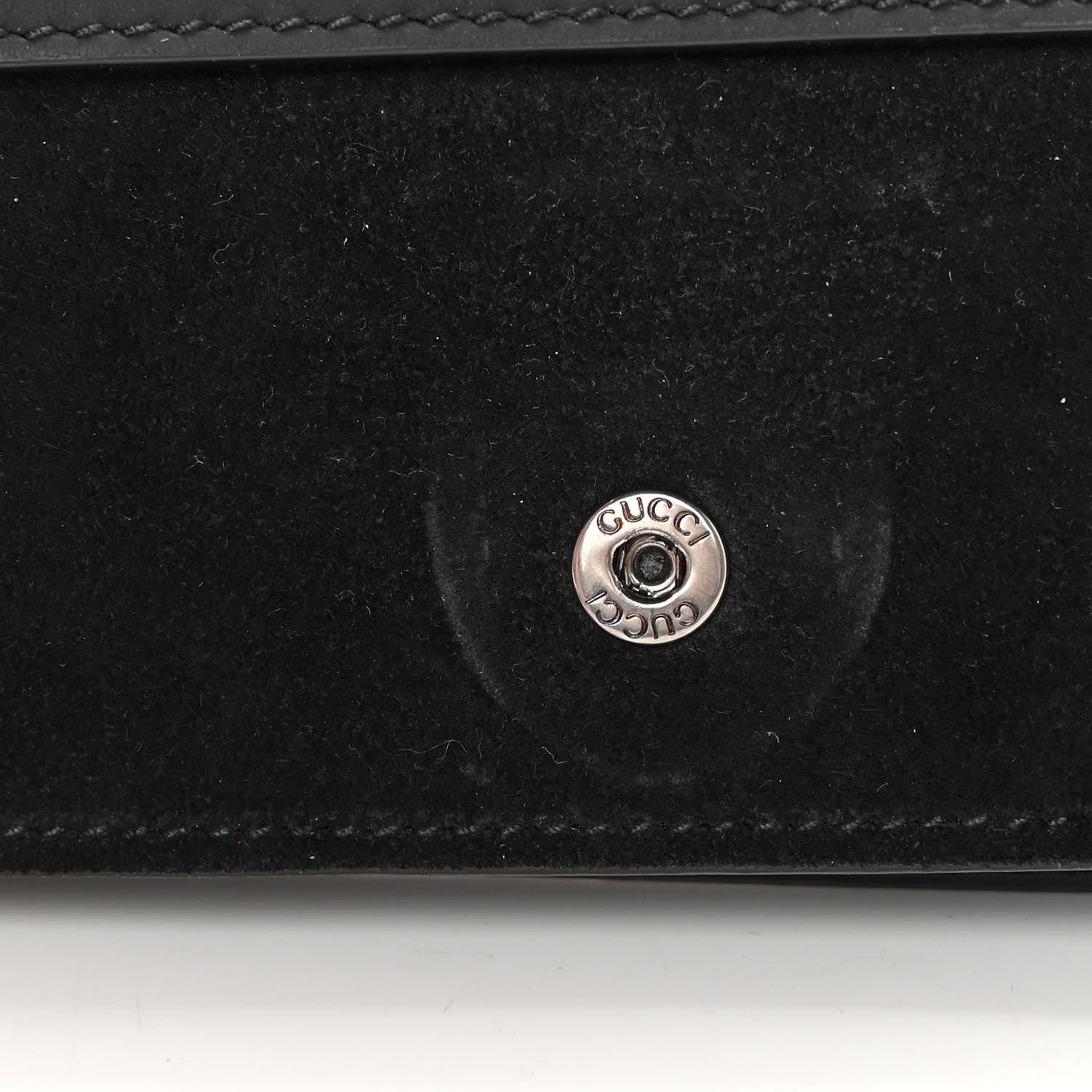 Gucci Suede Super Mini Dionysus Shoulder Bag Black 10 of 11