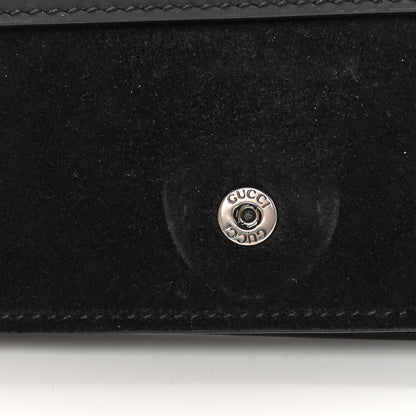 Gucci Suede Super Mini Dionysus Shoulder Bag Black 10 of 11
