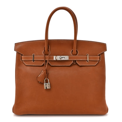 Hermes Barenia Faubourg Birkin 35 Fauve 1 of 18