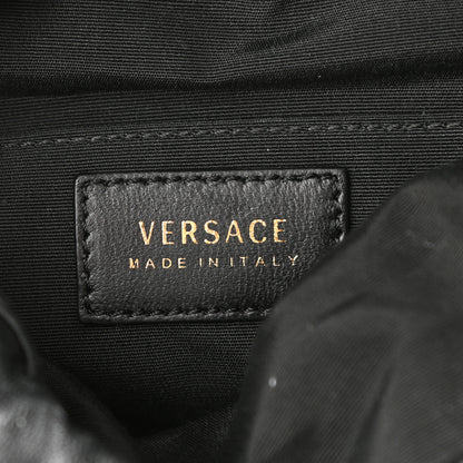 Versace Nappa Quilted Medusa Bucket Bag Black 5 of 7