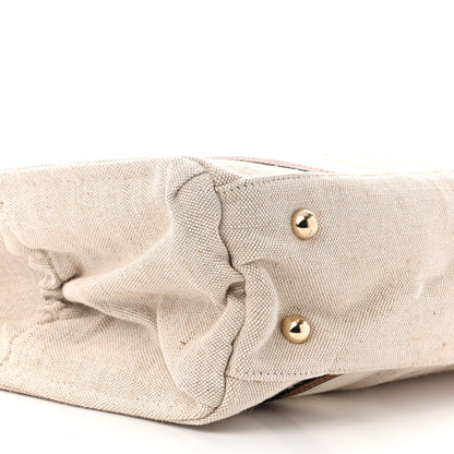 Chloe Canvas Diaper Bag Beige 10 of 16