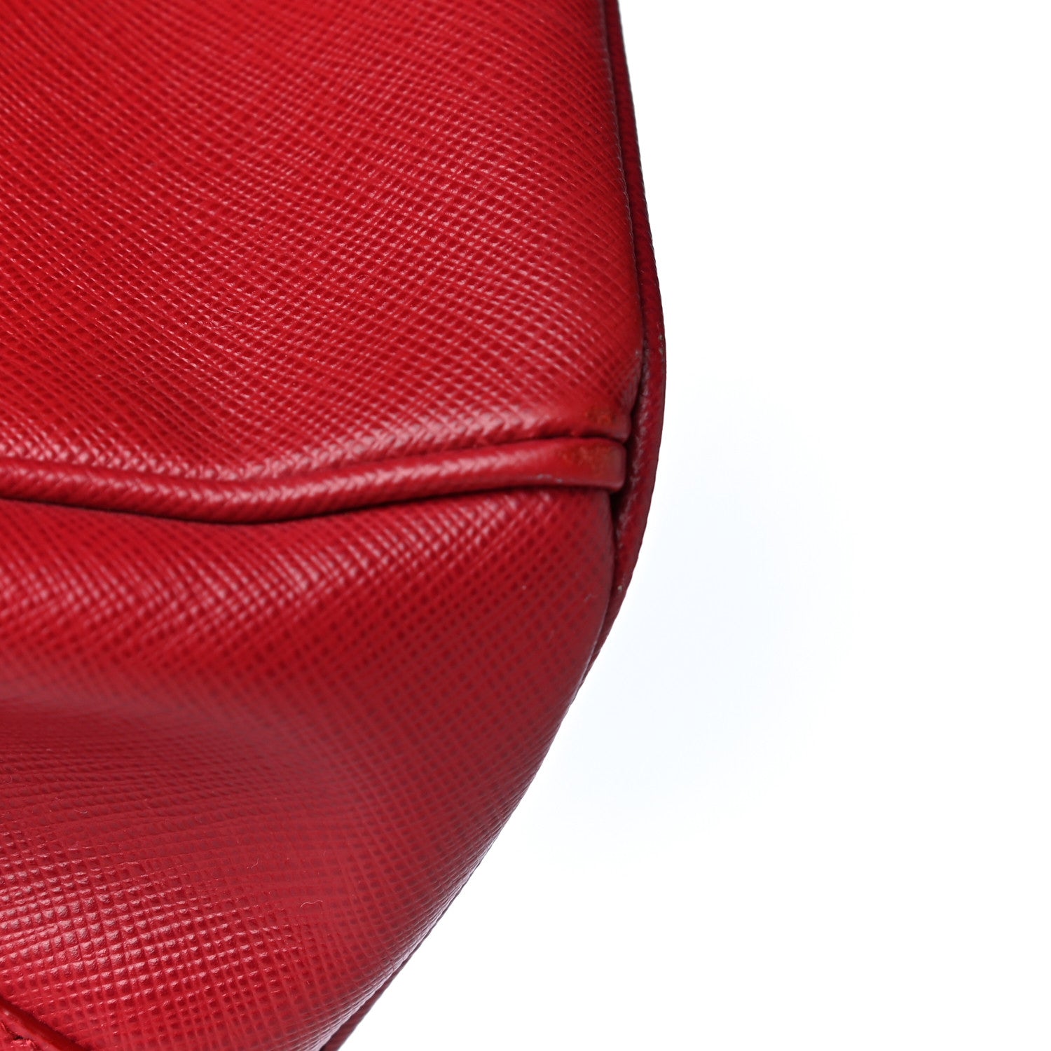 Prada Saffiano Lux Medium Tote Fuoco 6 of 9
