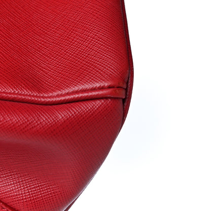 Prada Saffiano Lux Medium Tote Fuoco 6 of 9
