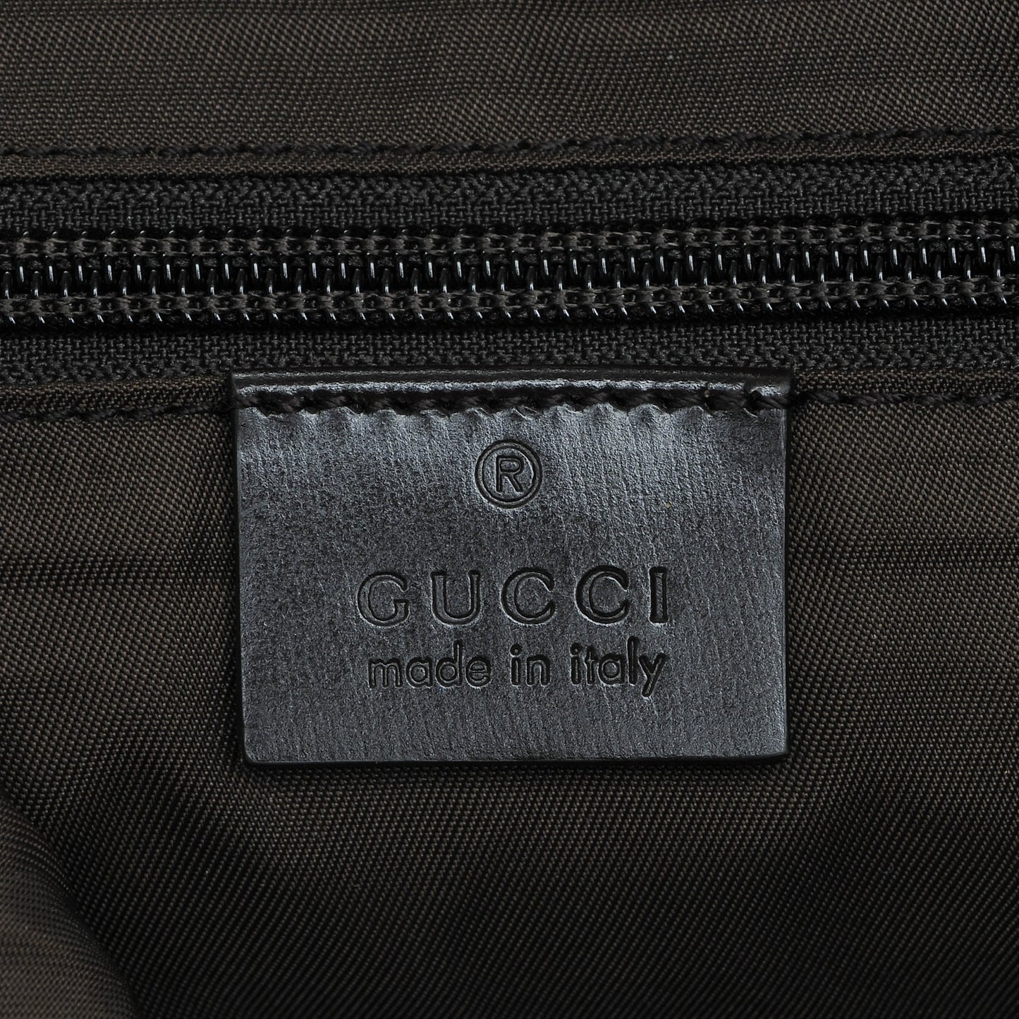 GG Supreme Monogram Large Interlocking G Double Buckle Backpack Dark Brown