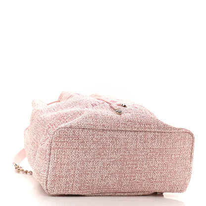 Chanel Canvas Large Deauville Backpack Pink 4 of 11