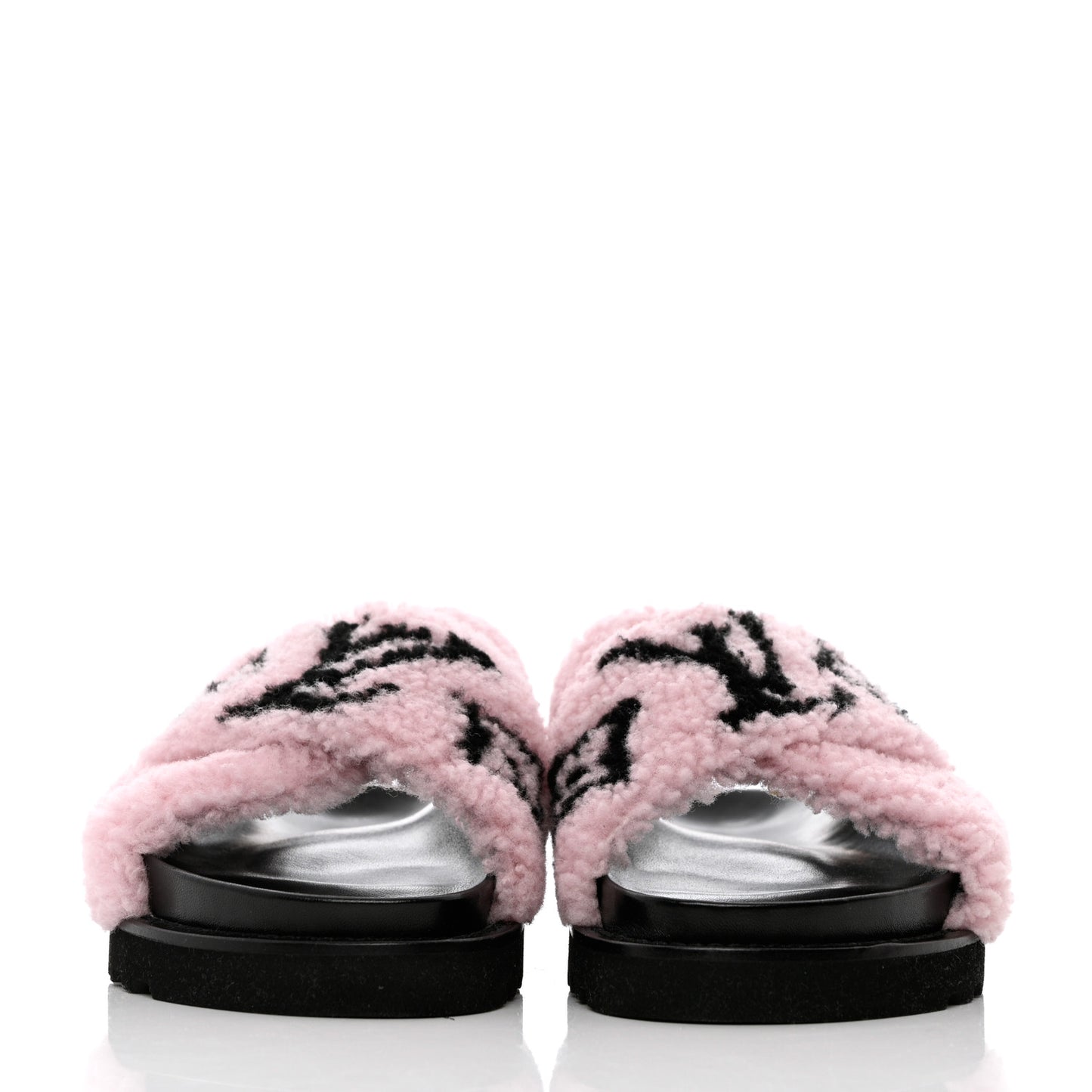 Shearling Paseo Sandals 37 Pink