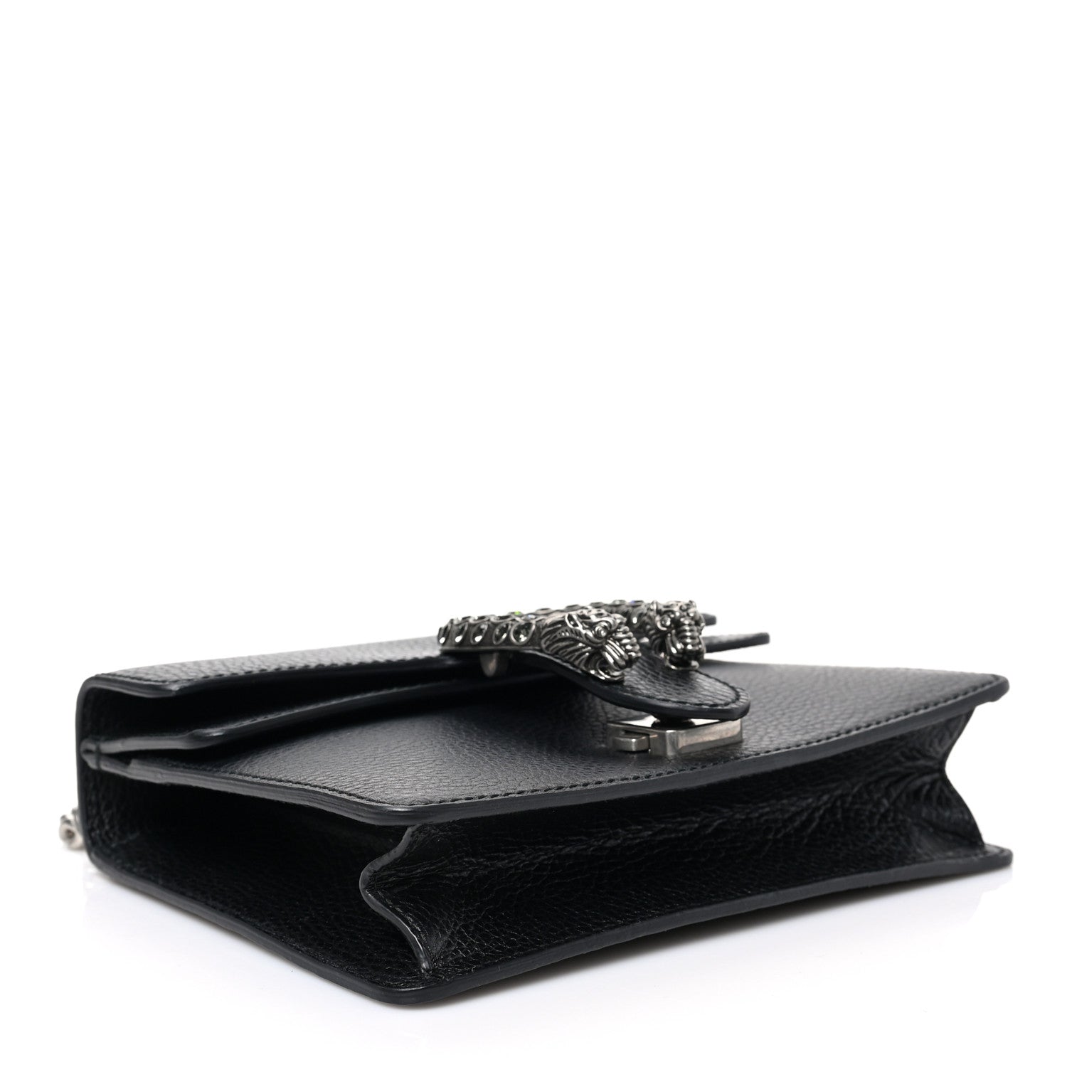 Gucci Calfskin Mini Dionysus Shoulder Bag Black 4 of 8