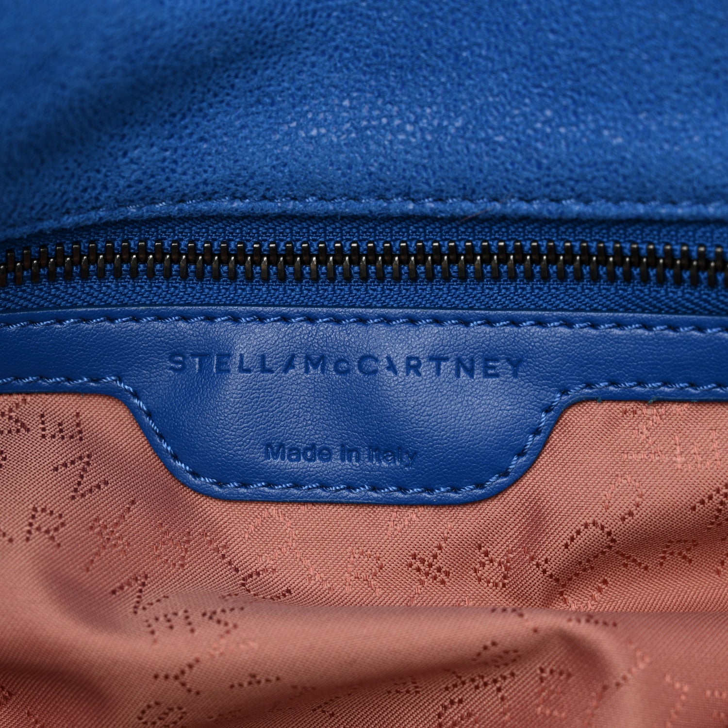Stella McCartney Shaggy Deer Falabella Fold Over Tote Royal Blue 6 of 10