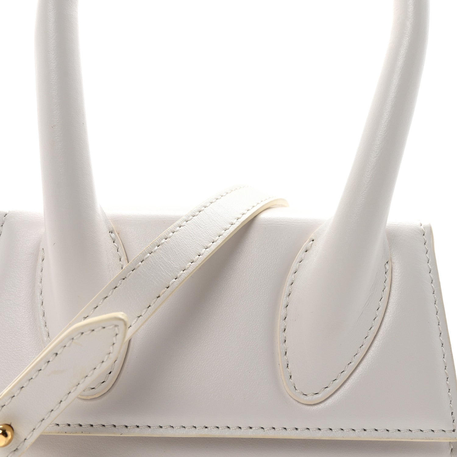 Jacquemus Smooth Calfskin Le Chiquito Moyen White 7 of 9