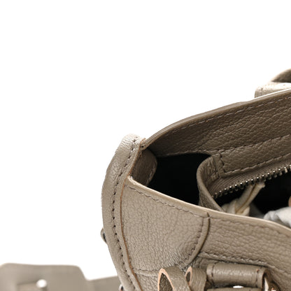 Balenciaga Chevre Silver Metallic Edge Hardware Mini City Gris Taupe 12 of 15