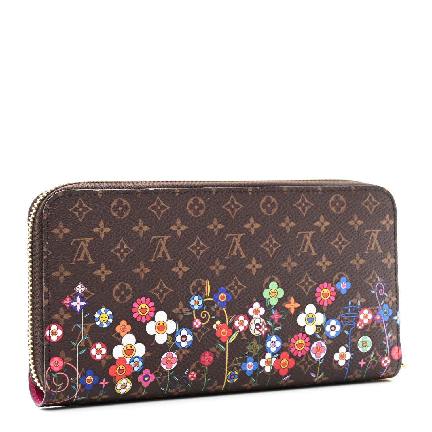 Louis Vuitton LV X TM Monogram Flowers Zippy Wallet 1581605