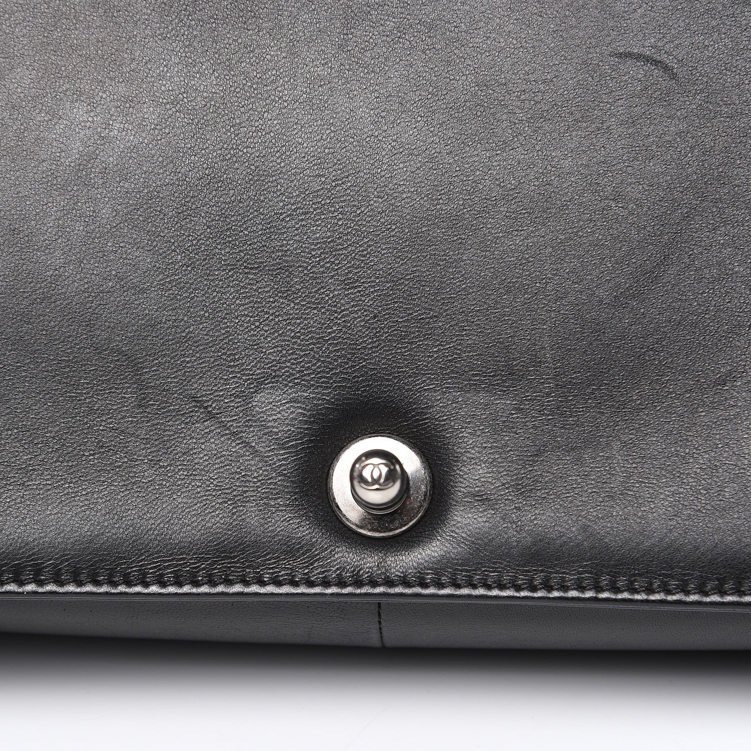 Chanel Lambskin Quilted Large Boy Flap Black 12 of 15