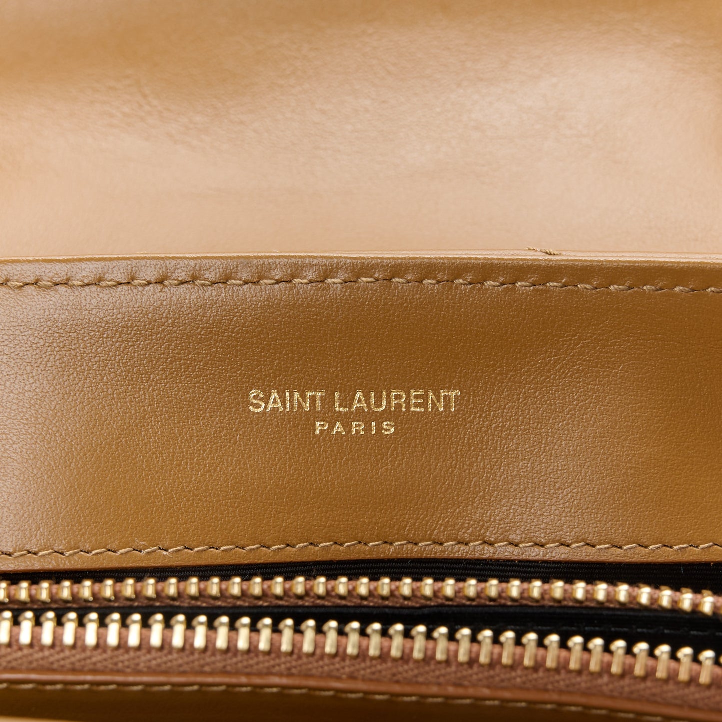 Calfskin Y Quilted Monogram Small Loulou Chain Satchel Dark Natural