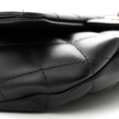 Chanel Calfskin Quilted CC Uniform Flap Belt Bag Black 9 of 10