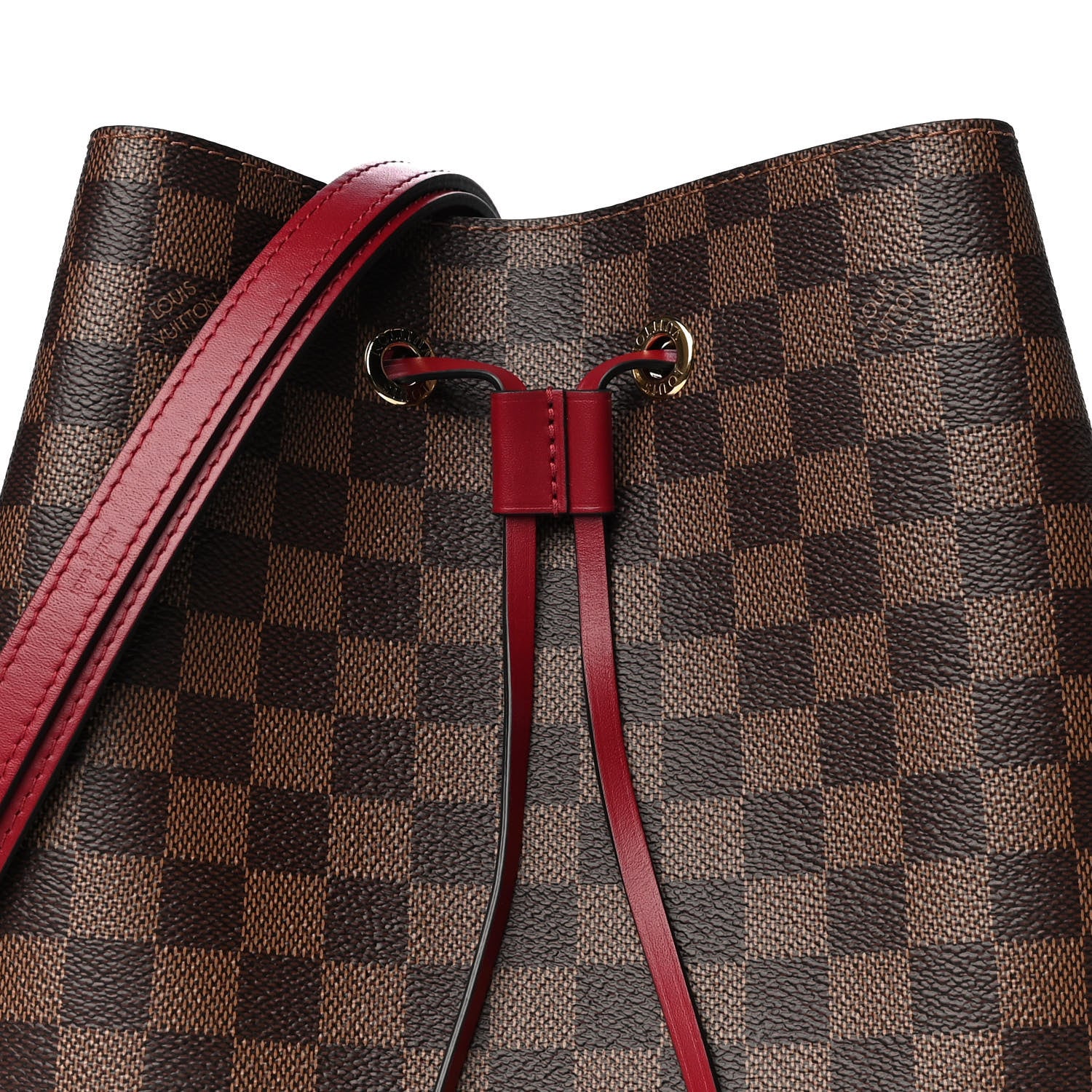 Louis Vuitton Damier Ebene Neonoe MM Cherry Berry 7 of 12