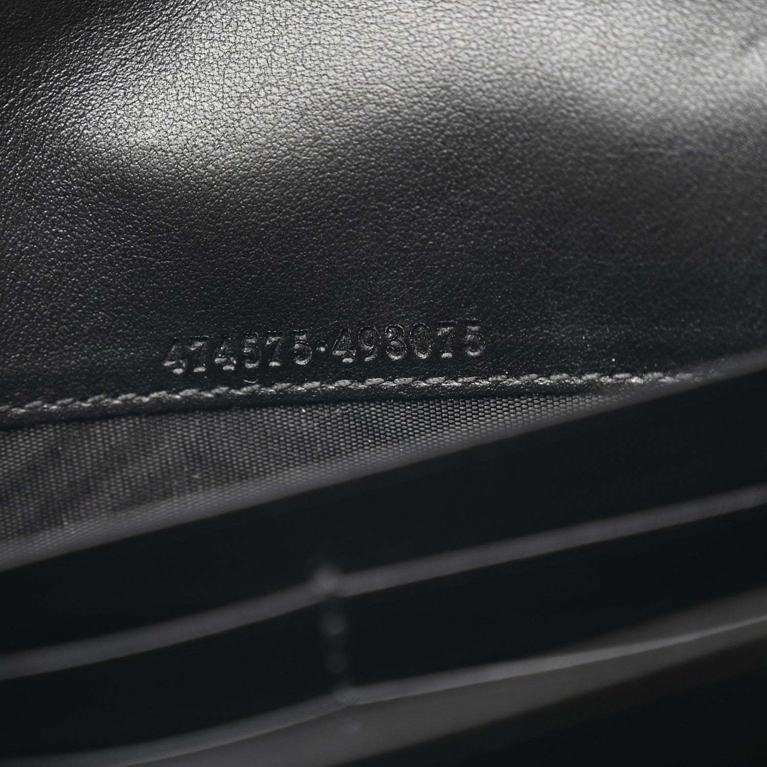 Gucci Calfskin Matelasse GG Marmont Chain Wallet Black 7 of 12