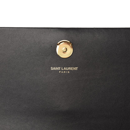 Saint Laurent Smooth Calfskin Medium Classic Monogram Kate Tassel Satchel Black 6 of 10